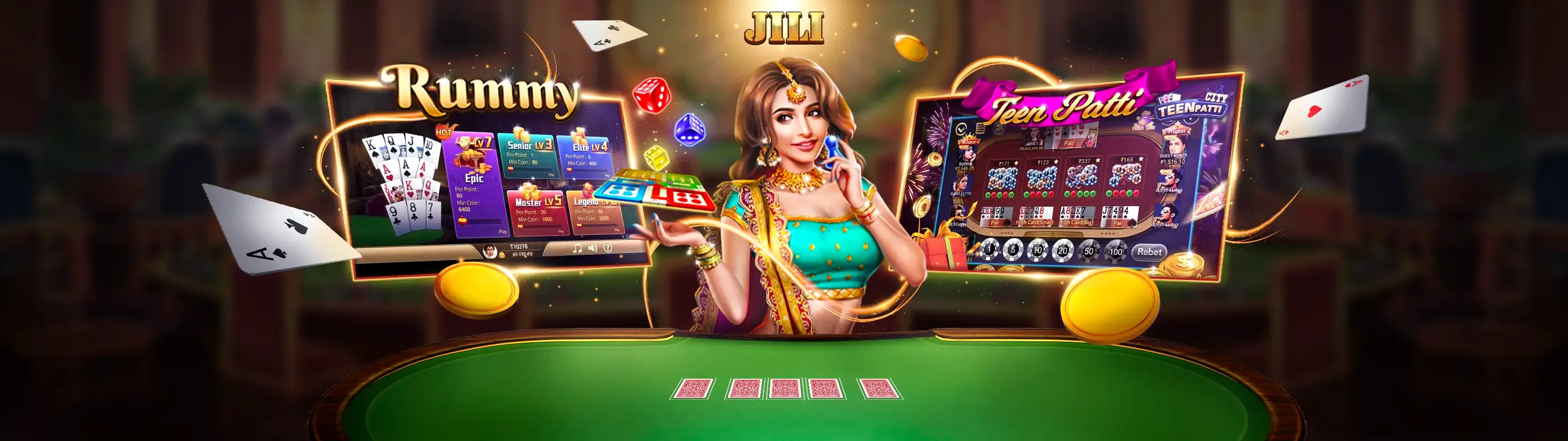 Sảnh Casino Spobet sang trọng